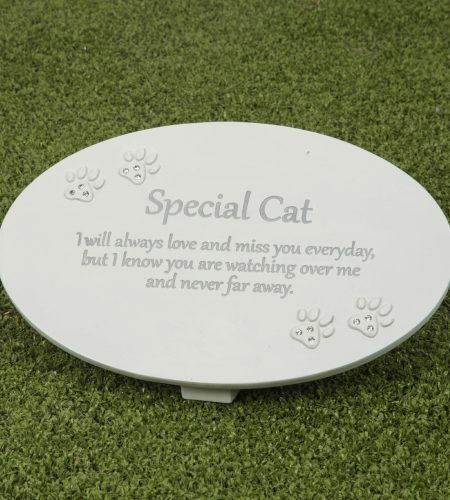 Thoughts Memorial Plaque Cat