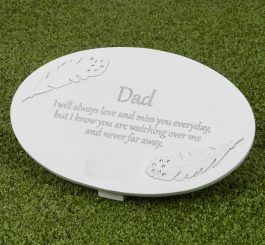 Thoughts Memorial Plaque Dad