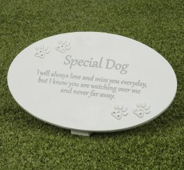 Thoughts Memorial Plaque Dog