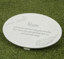 Thoughts Memorial Plaque Mum