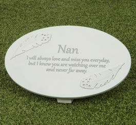 Thoughts Memorial Plaque Nan