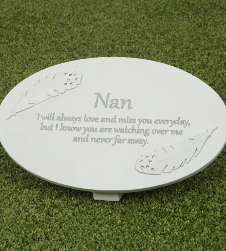 Thoughts Memorial Plaque Nan
