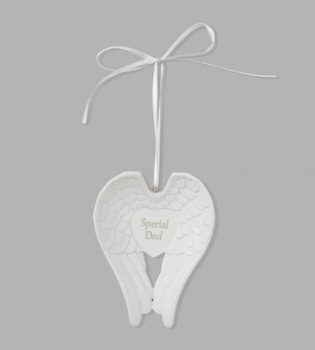 Thoughts Wings Plaque Dad
