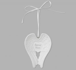 Thoughts Wings Plaque Mum