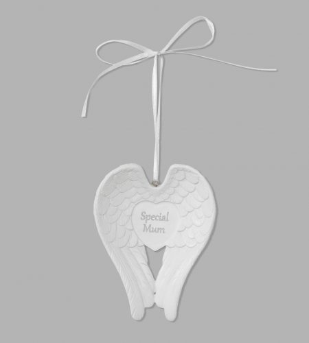 Thoughts Wings Plaque Mum