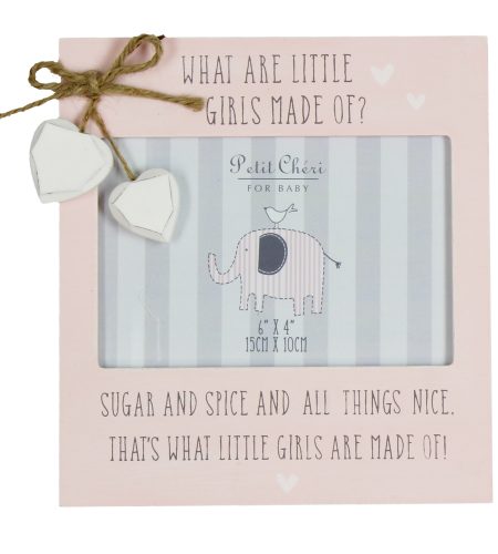 Petit Cheri Little Girls Photo Frame - 6" x 4"