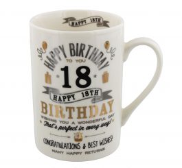 Silver & Gold Special Age Birthday Mug