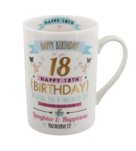 Pink & Gold Special Age Birthday Mug
