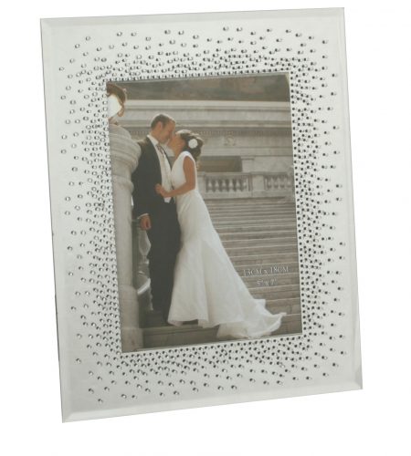 Wedding Crystal Frame - 5" x 7"