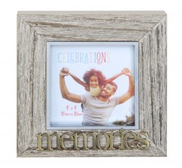 Memories Photo Frame - 4" x 4"