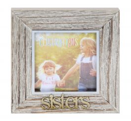 Sisters Photo Frame - 4" x 4"