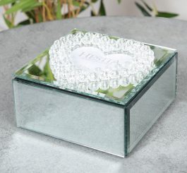 Crystal Heart Jewellery Box