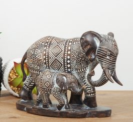African Style Elephant Figurine