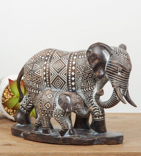 African Style Elephant Figurine