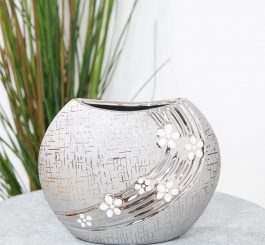 Ceramic White Flower Vase