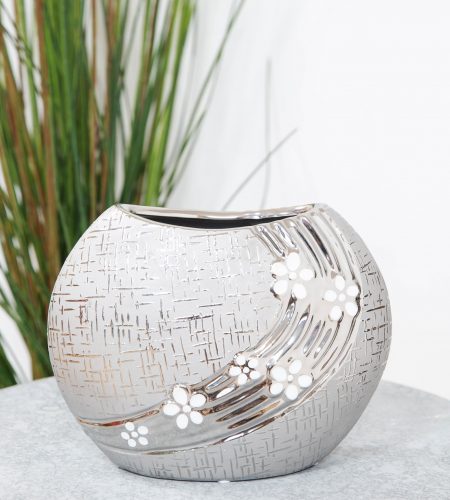 Ceramic White Flower Vase