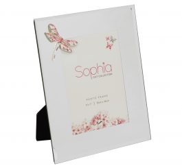 Crystal Dragonfly Photo Frame - 5" x 7"