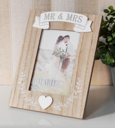 Love Story Photo Frame - 4" x 6"