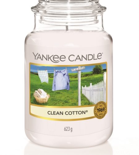 Yankee Candle Large Jar Clean Cotton - Image 3