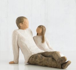 Father and Daughter Willow Tree