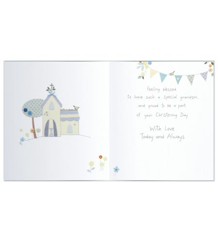 Grandson Christening Card - Image 2