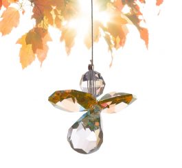 Classic Crystal Guardian Angel - Gold