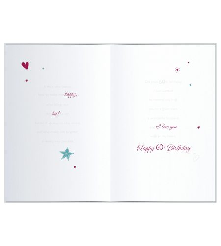 60th Birthday Husband Card - Image 2
