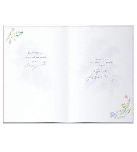 Mum & Dad Pearl 30th Anniversary Card - Image 3