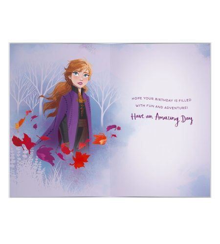 7th Birthday Disney's Frozen Anna & Elsa Card - Image 2
