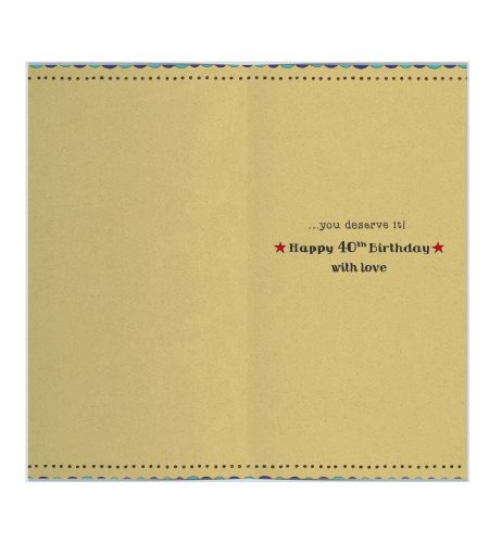 40th Birthday Son Card - Image 2