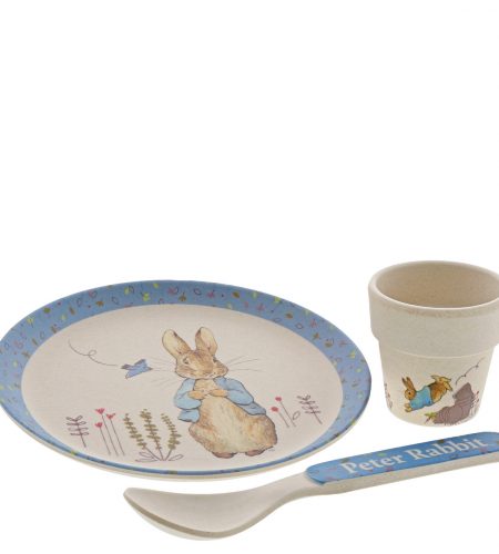 Peter Rabbit Bamboo Egg Cup Dinner Set - Image 2