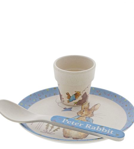 Peter Rabbit Bamboo Egg Cup Dinner Set - Image 3