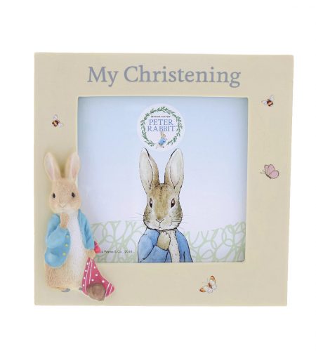 Peter Rabbit Christening Photo Frame