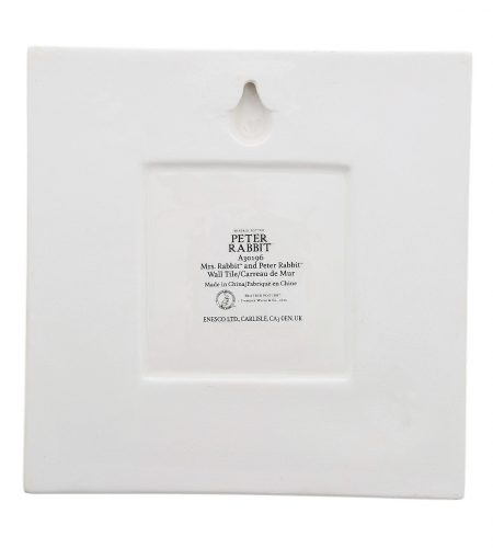 Mrs. Rabbit and Peter Decorative Wall Plaque - Image 2