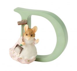 Standing Letter "D" - Hunca Munca Sweeping
