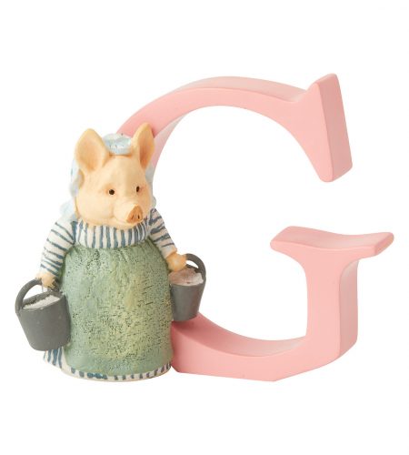 Standing Letter "G" - Aunt Pettitoes