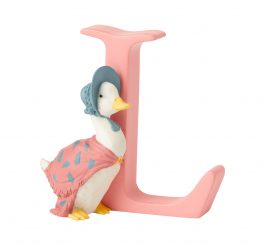 Standing Letter "L" - Jemima Puddle-Duck