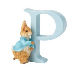 Standing Letter "P" - Running Peter Rabbit