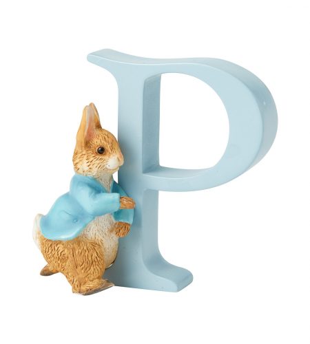 Standing Letter "P" - Running Peter Rabbit