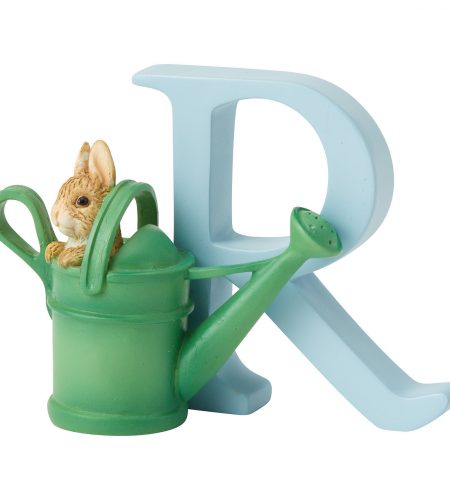 Standing Letter "R" - Peter Rabbit in Watering Can