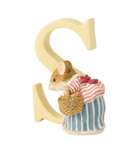 Standing Letter "S" - Mrs. Tittlemouse