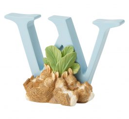 Standing Letter "W" - Flopsy Bunnies