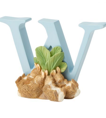 Standing Letter "W" - Flopsy Bunnies