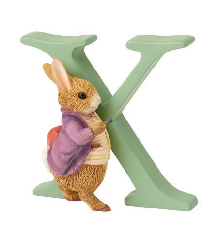 Standing Letter "X" - Old Mr. Benjamin Bunny