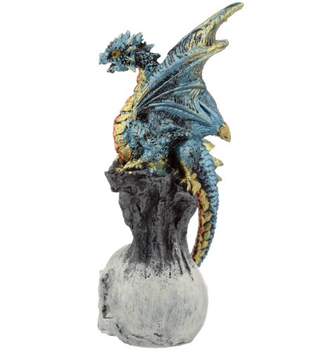 Dragon Skull Figurine - Blue - Image 3