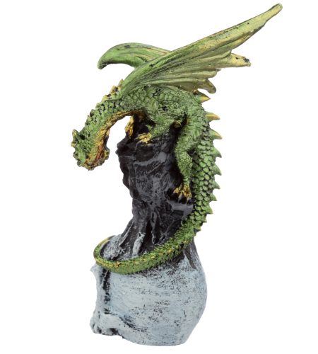 Dragon Skull Figurine - Green - Image 3
