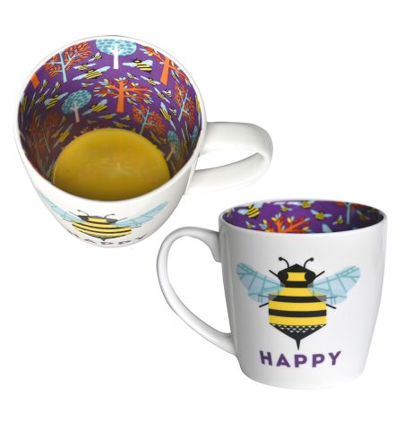 Bee Happy Inside Out Mug