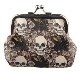 Skulls and Roses Purse