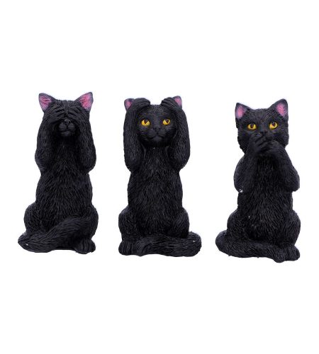 Three Wise Felines