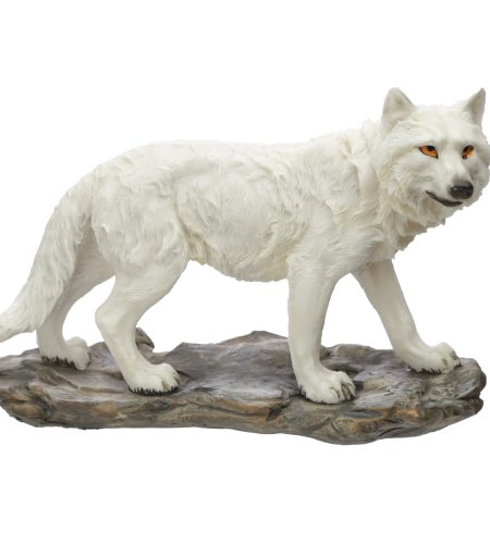 Ghost Walker White Wolf Figurine - Image 2